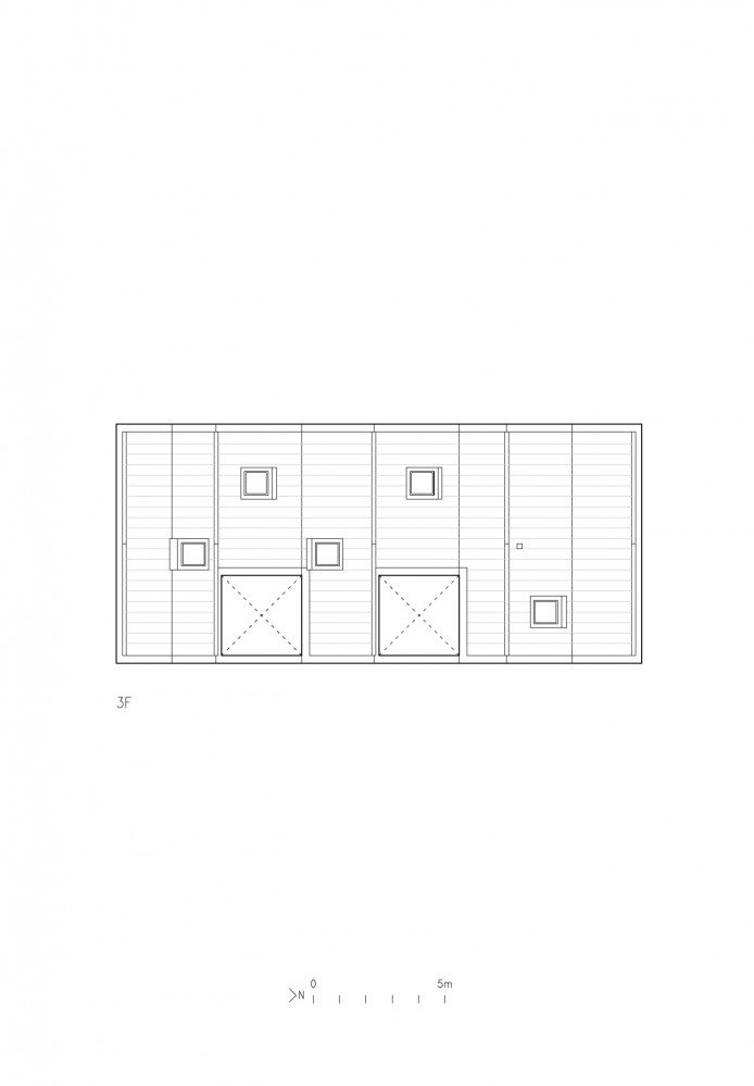 Pael House - Pezo von Ellrichshausen Architects roof plan