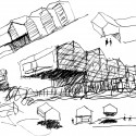 Pael House - Pezo von Ellrichshausen Architects sketches 01