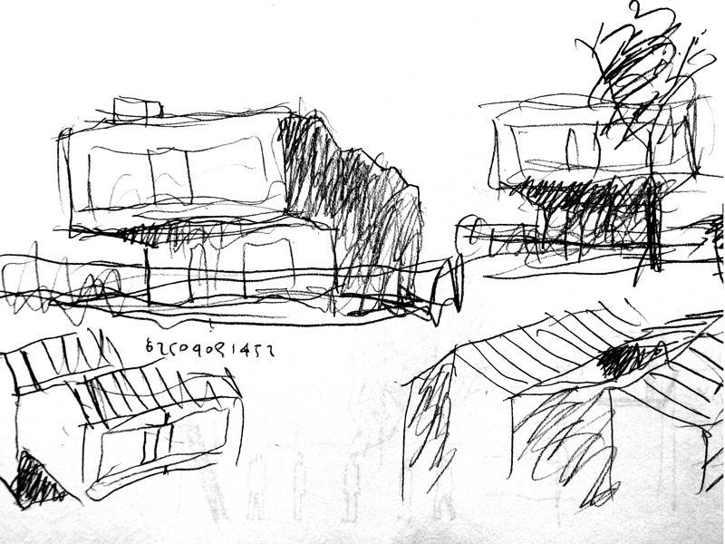 Pael House - Pezo von Ellrichshausen Architects sketches 02