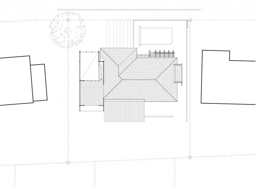 Lockyer Residence - Shaun Lockyer Architects roof plan