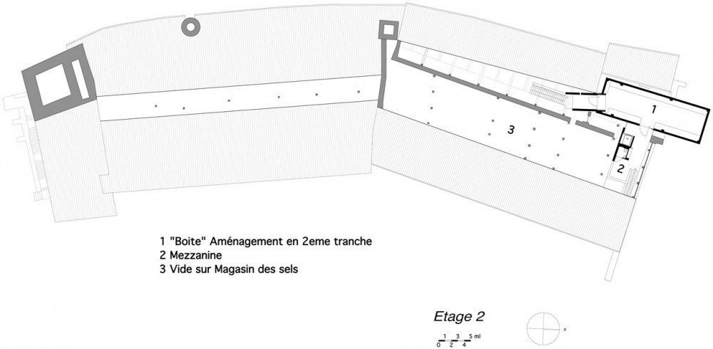 Salt Museum - Malcotti Roussey Architectes - Thierry Gheza second floor plan