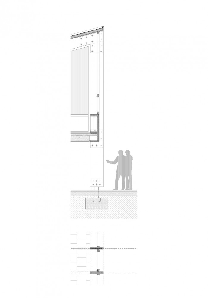 Valdemorillo House Extension - Padilla Nicás Arquitectos detailed section
