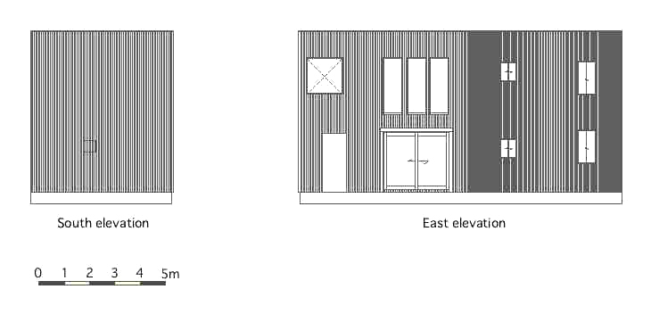 House in Atagoyama - a.un Architects elevations