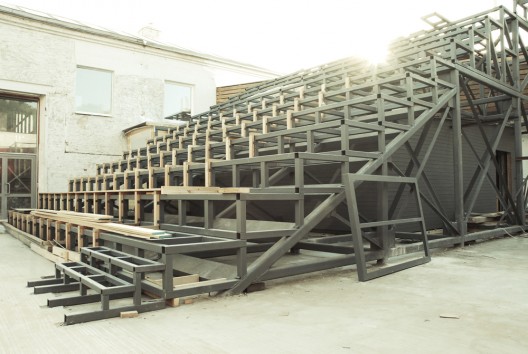 lecture hall under construction