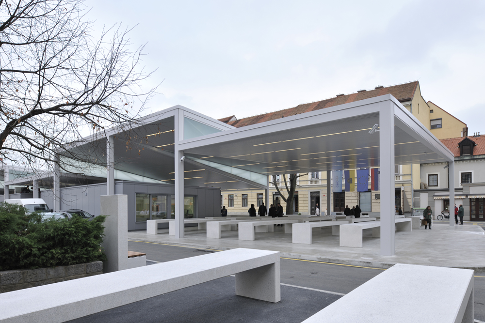 New Market in Celje / Arhitektura Krušec