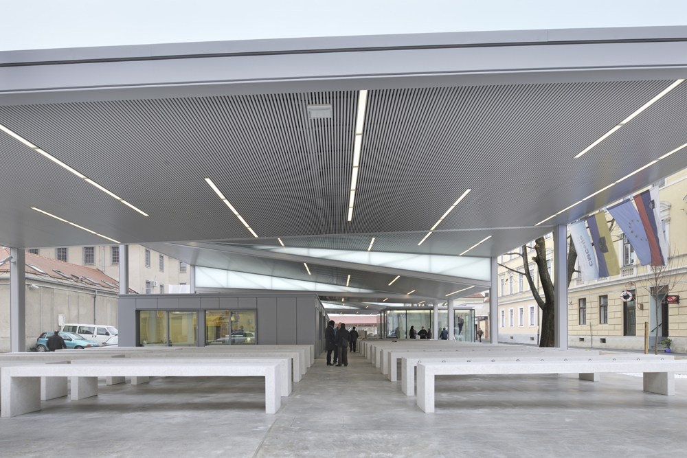 New Market in Celje / Arhitektura Krušec