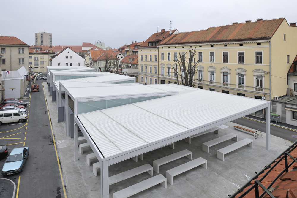 New Market in Celje / Arhitektura Krušec