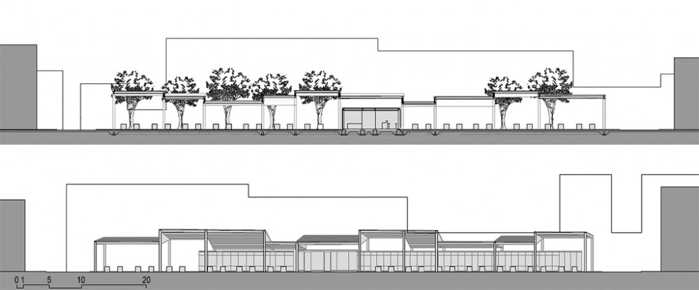 New Market in Celje / Arhitektura Krušec