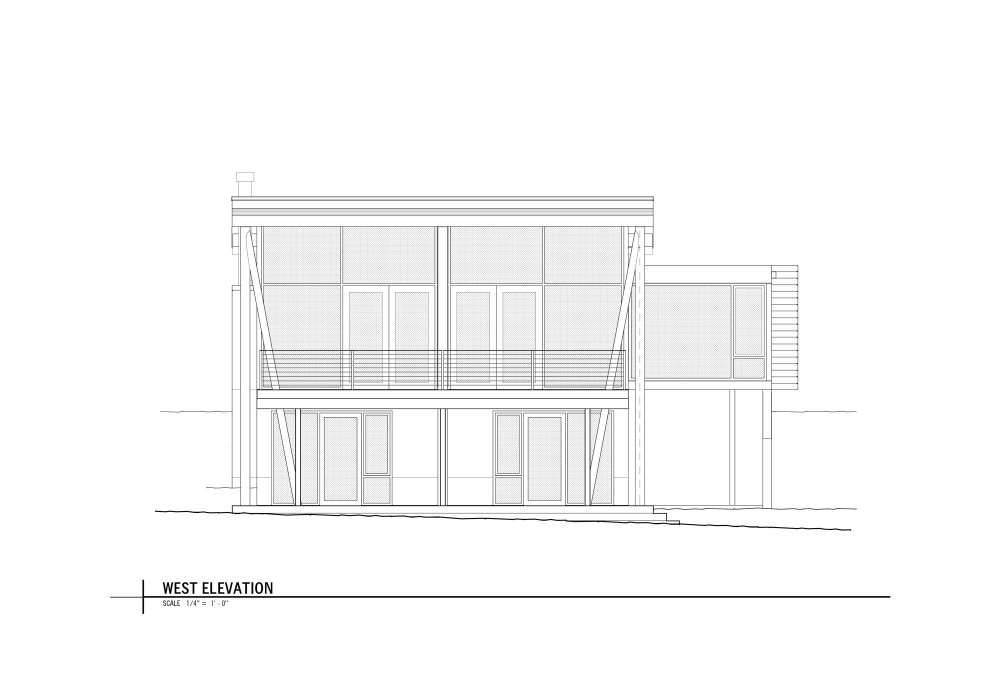 west elevation west elevation