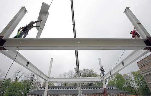 In Progress: Milstein Hall Steel / OMA