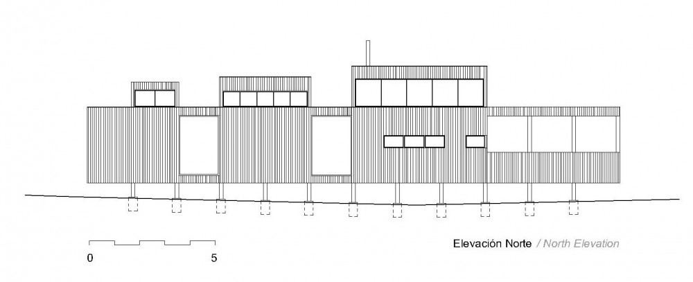 Rodríguez Harvey House - Nicolás Loi north elevation