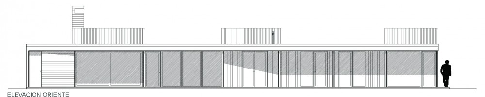 La Campana House - Alejandro Dumay - Francisco Vergara east elevation