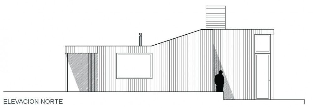 La Campana House - Alejandro Dumay - Francisco Vergara north elevation