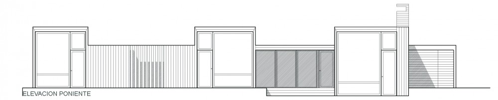 La Campana House - Alejandro Dumay - Francisco Vergara west elevation