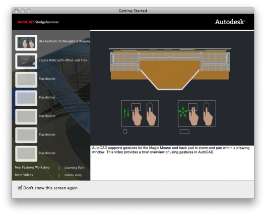 Autocad for Mac OS X