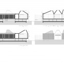Centre for the Interpretation of Rivers - Jose Juan Barba Centre for the Interpretation of Rivers - Jose Juan Barba west elevation & sections