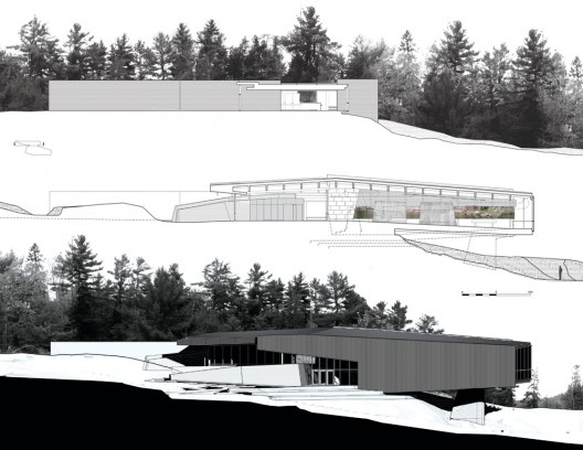 elevations + section