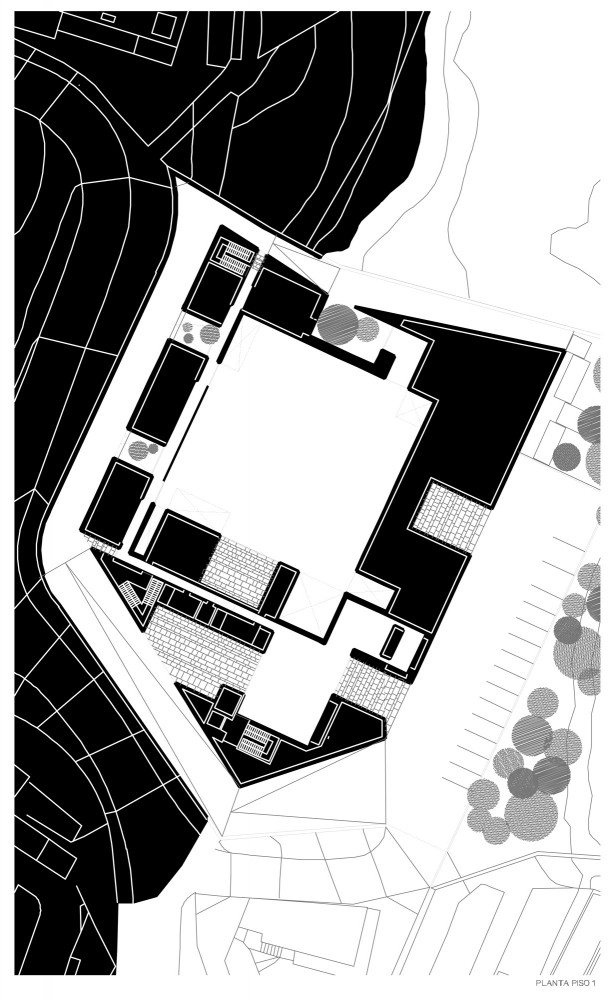 Santo Tirso Call Center - Aires Mateus level 01 plan