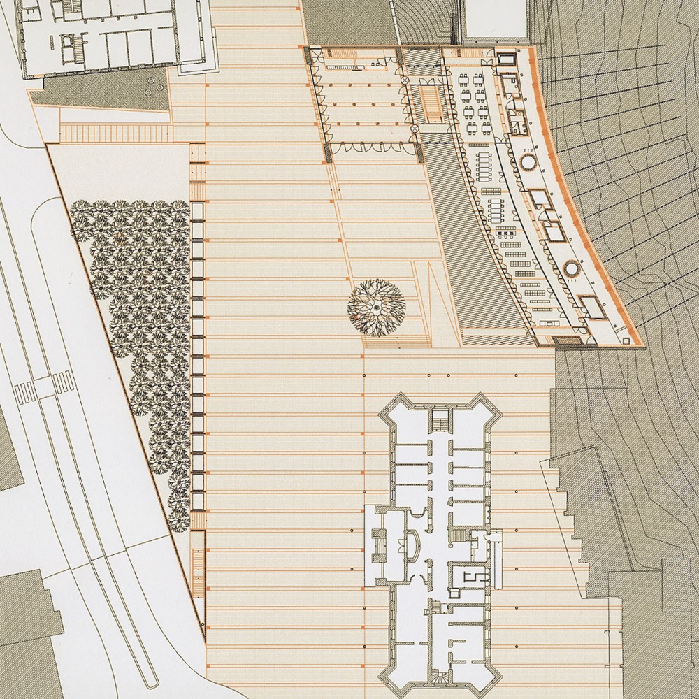 National Parliament Principality of Liechtenstein - Hansjoerg Goeritz Architekturstudio level 00 plan