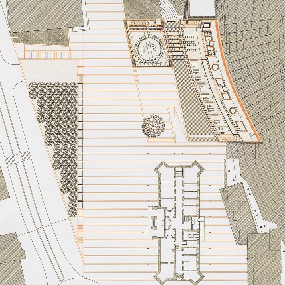 National Parliament Principality of Liechtenstein - Hansjoerg Goeritz Architekturstudio level 01 plan