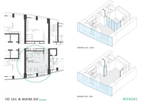 apartment interior plan & axo