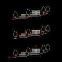 Sotelia Hotel - Enota section diagrams