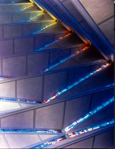 USAFA_Cadet Chapel_detail_HedrichBlessing