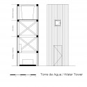 Beach Refuge - Pablo Errázuriz water tower elevation + section