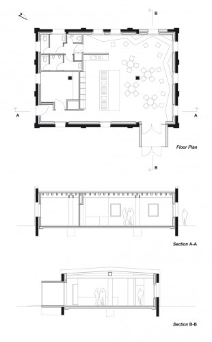 floor plan + sections