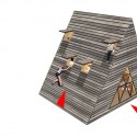 5_visiondivision_peak_series_diagram_with_roof_72dpi 45m2 - axonometric view of different entrance points