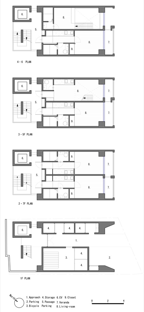 Apartment in Katayama / Matsunami Mitsutomo