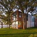 House on Lake Okoboji / Min | Day © Paul Crosby Architectural Photography