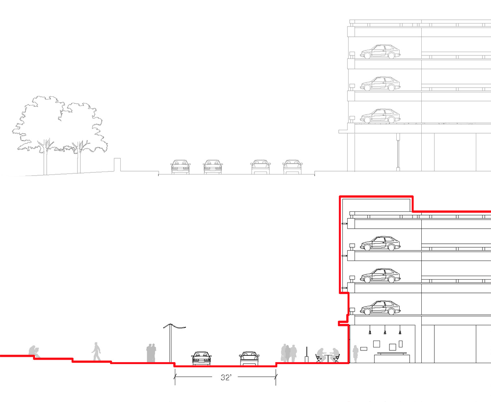 Site Sections Rendered Site Sections