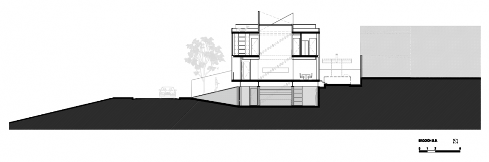 mirante do horto house / flavio castro section