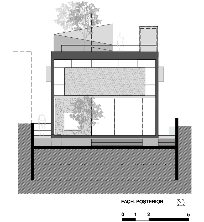 mirante do horto house / flavio castro section