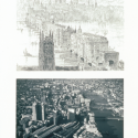 1 London Bridge after Wyagaerde 1600 and aereal view from east