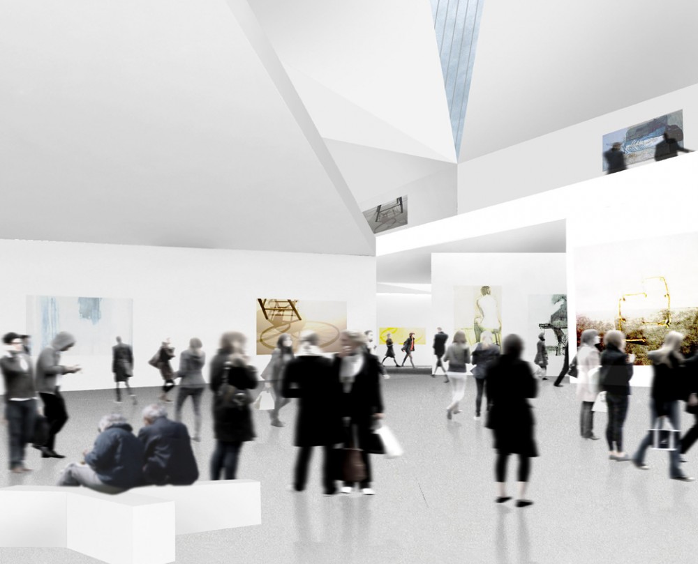 Maribor Art Gallery competition entry / Stan Allen Architect