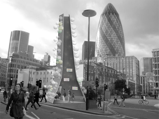 A New Landmark for Aldgate International Competition submission by Sean Gair
