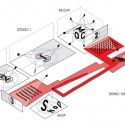 Columbia College Chicago Media Production Center / Studio Gang Architects diagram