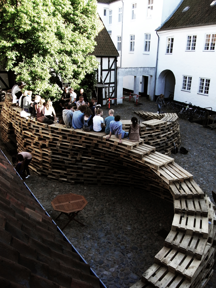 Temporary Pavilion at the Aarhus School of Architecture