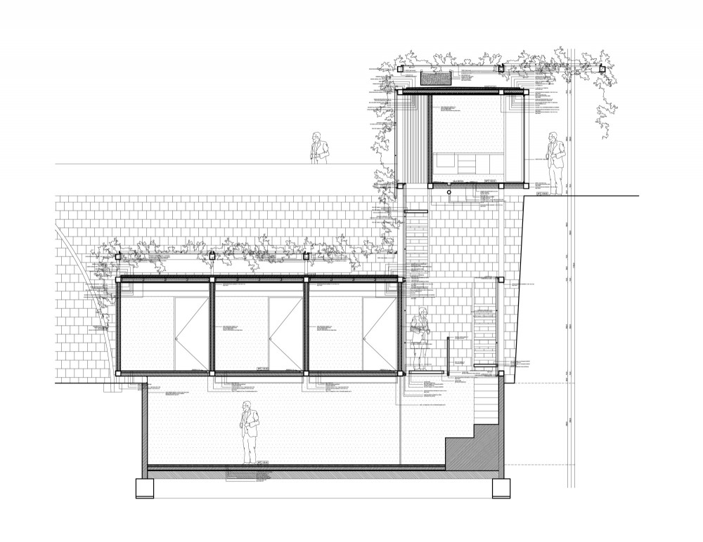 Zoo Nursery - Carreño Sartori Arquitectos detailed section