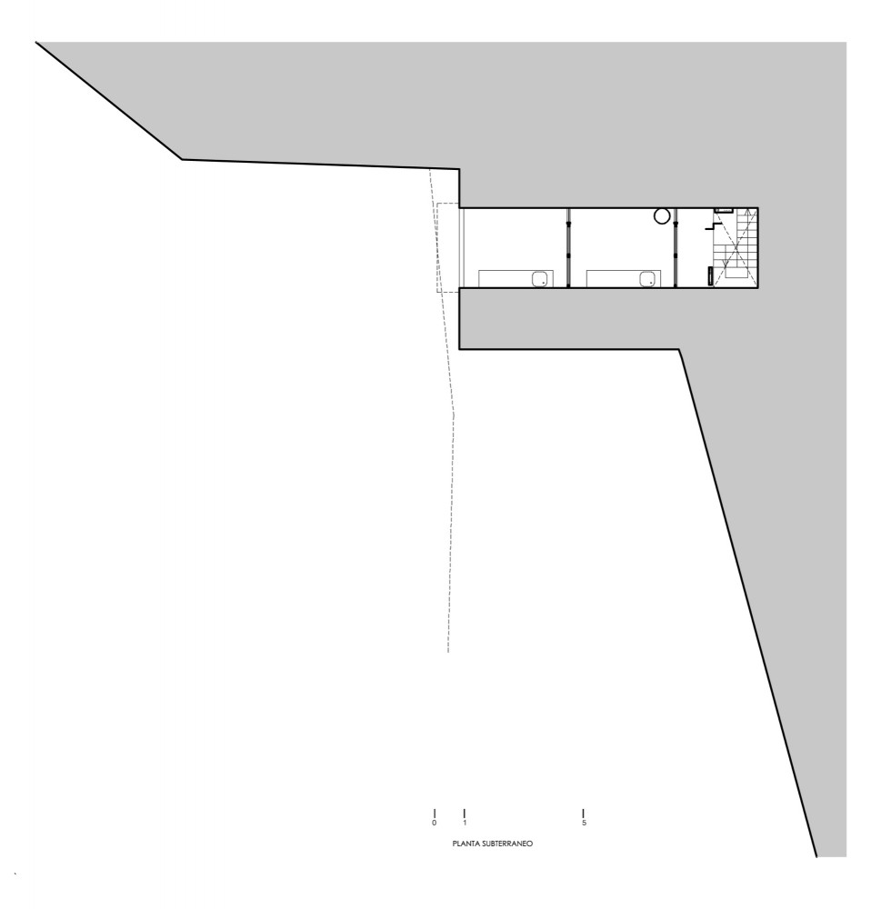 Zoo Nursery - Carreño Sartori Arquitectos underground floor plan