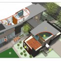 House - Casa Familia - Kevin deFreitas Architects House - Casa Familia - Kevin deFreitas Architects axo