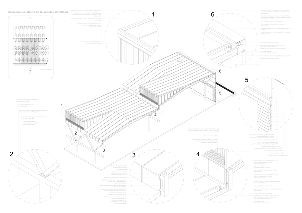 Navarro Correas Winery - aft Arquitectos axo details