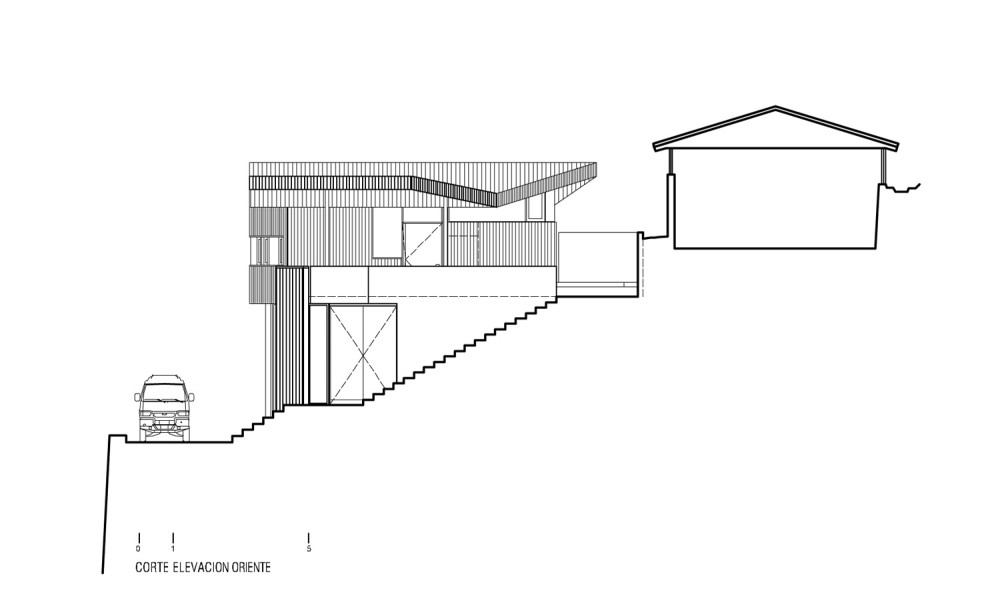 Zoo Veterinary Hospital - Carreño Sartori Arquitectos east elevation