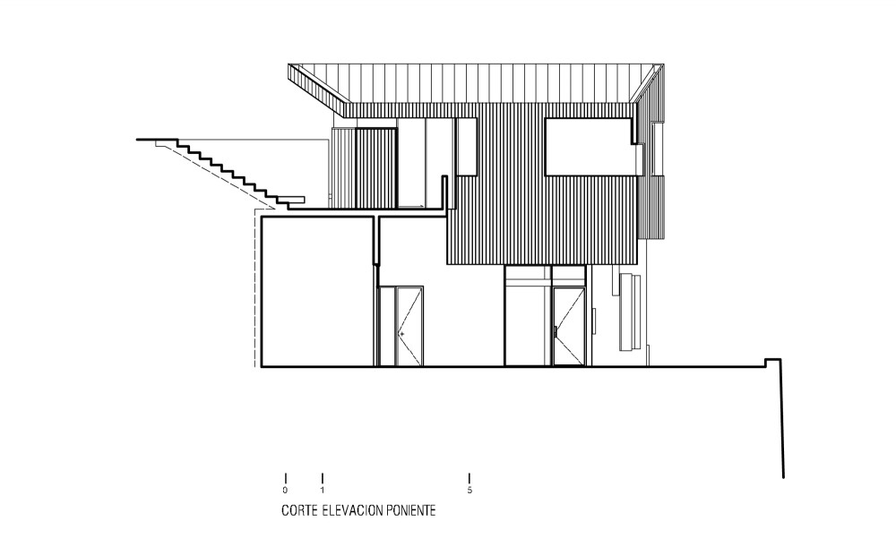 Zoo Veterinary Hospital - Carreño Sartori Arquitectos west elevation