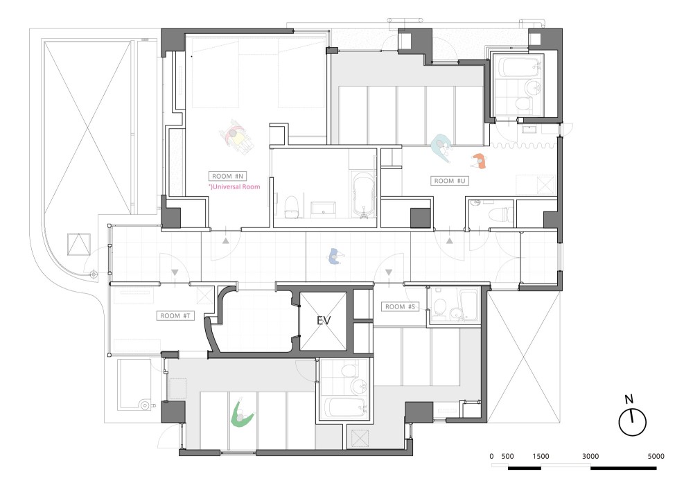 Hotel Nuts - Upsetters Architects floor plan