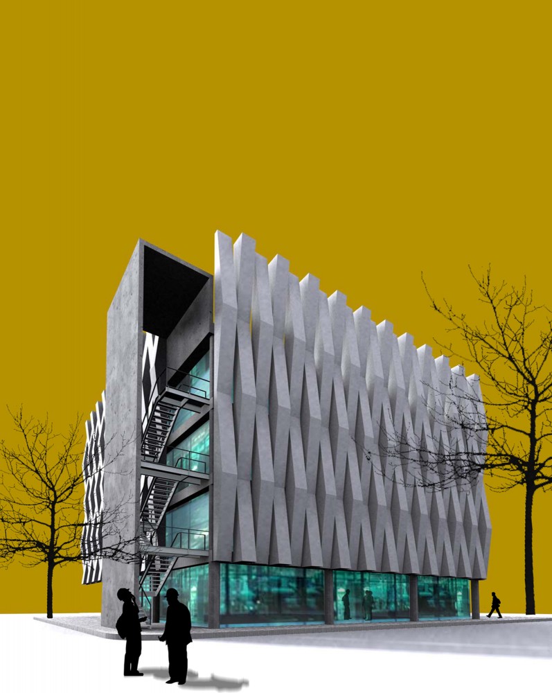 Argos, Building for an Electrical Generator at a Cement Factory - Felipe Gonzalez-Pacheco render 02
