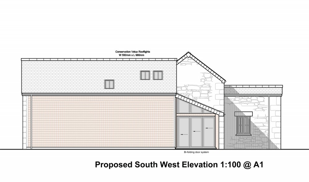 south west elevation south west elevation