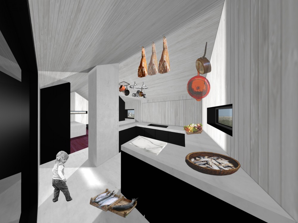 Shingle_House_-_Kitchen Kitchen.  Courtesy Nord Architecture and Living Architecture